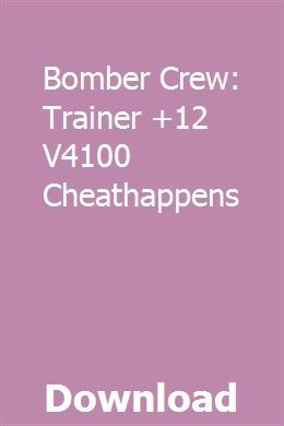 Bomber Crew Trainer